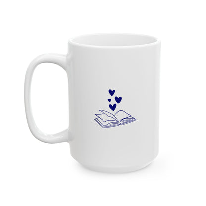 Spicy Book Lovers Blue Mug