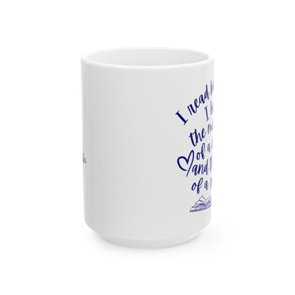 Spicy Book Lovers Blue Mug